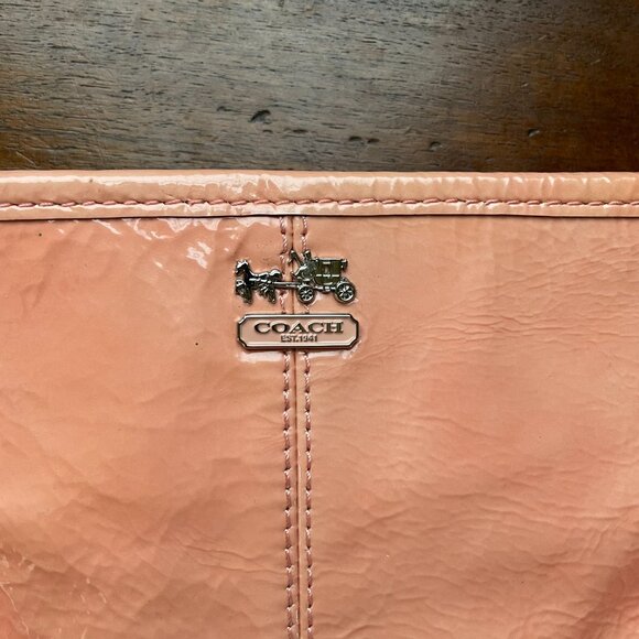 Pink  Coach Wristlet with Chain - Picture 8 of 8